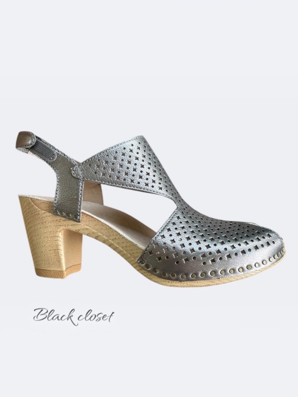 Dansko Silver Women's Heeled Sandals